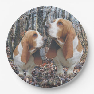 Woodland Basset Hounds Papieren Bordje