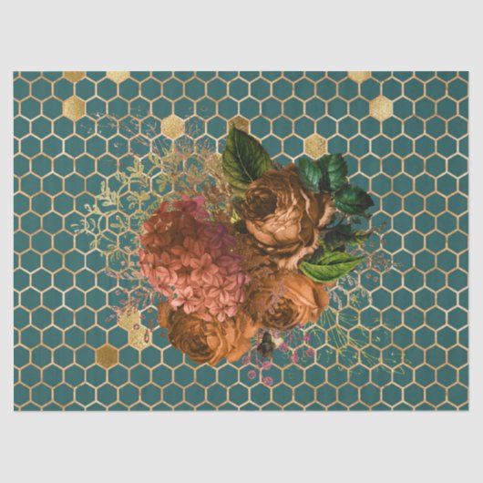 Woodland Bee Series Design 66 Tissuepapier (Voorkant)