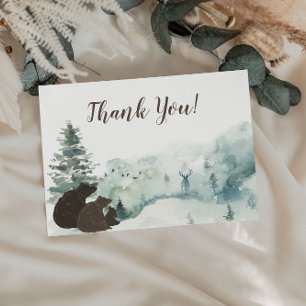 Woodland Beer Dank u Momma & Pappa Bedankkaart