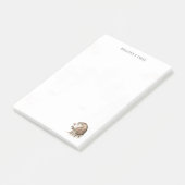 Woodland Beer Modern Stylish Waterverf Post-it® Notes (Schuin)