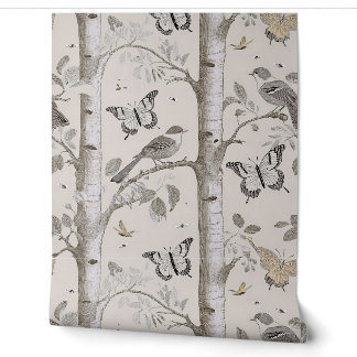 Woodland Birches Behang