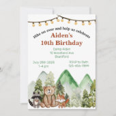 Woodland Birthday Kaart (Voorkant)