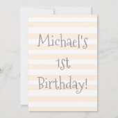 Woodland Birthday Party Invitation Invitation natu (Dos)