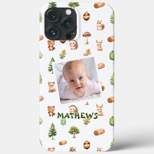 Woodland Boho Forest Dieren Foto Case-Mate iPhone Case (Achterkant)