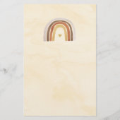 Woodland Boho Rainbow Raad die zei dat het een spe (Achterkant)