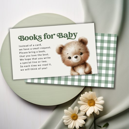 Woodland Books voor Baby Verzoek Informatiekaartje