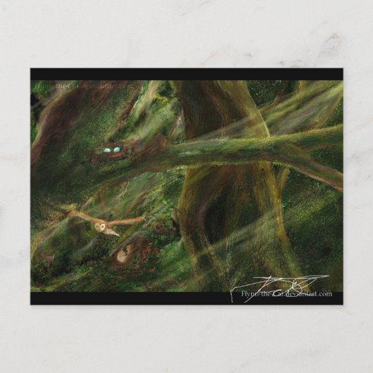 Woodland Briefkaart (Voorkant)