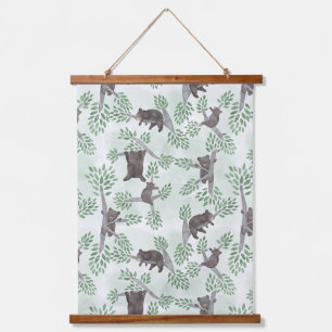 Woodland Brown Beer Cubs Hangend Wandkleed