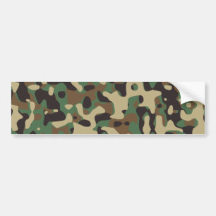 Woodland Camo Bumpersticker