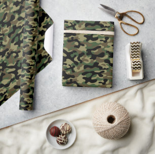 Woodland Camo Cadeaupapier