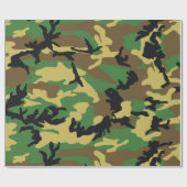 WOODLAND CAMO CADEAUPAPIER (Vlak)