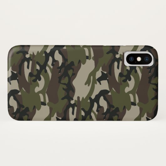 Woodland Camo Case-Mate iPhone Case (Achterkant (horizontaal))