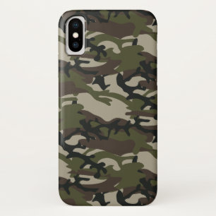 Woodland Camo iPhone X Hoesje