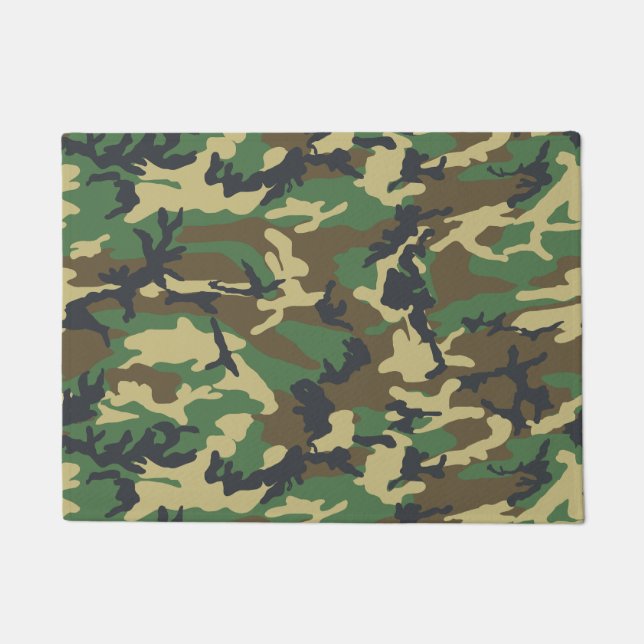 Woodland Camo Deurmat (Voorkant)