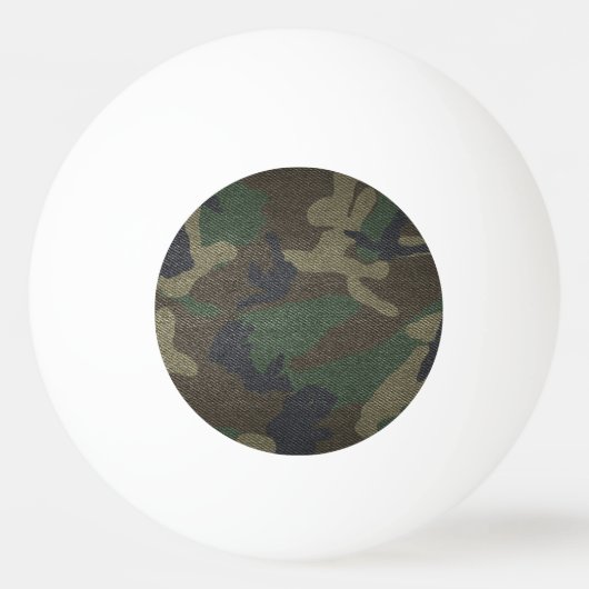 Woodland Camo Fabric Pingpongballen (Achterkant)