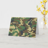 Woodland Camo Kaart (Gele Bloem)