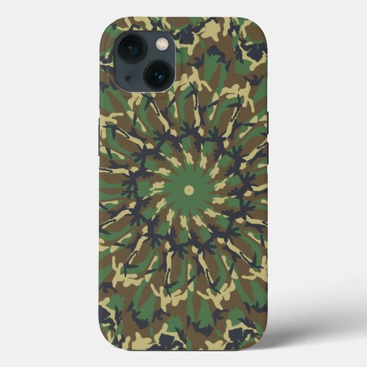 Woodland Camo kaleidoscope Case-Mate iPhone Case (Achterkant)