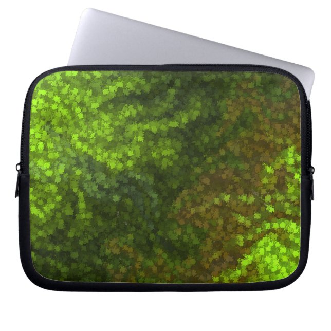 Woodland Camo Laptop Sleeve (Voorkant)