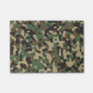 Woodland Camo Post-it® Notes