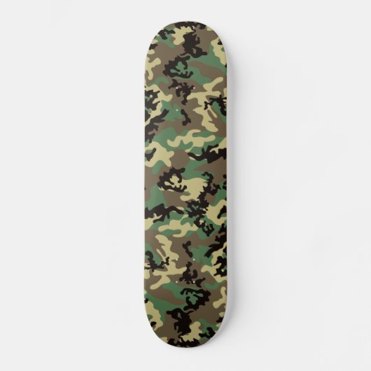 Woodland Camo Skateboard (Voorkant)