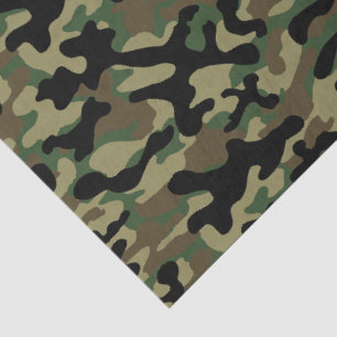 Woodland Camo Tissuepapier