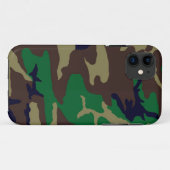 Woodland Camouflage Apple Case-Mate iPhone Case (Achterkant (horizontaal))