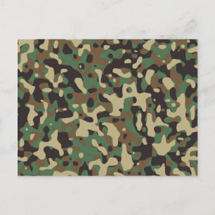 Woodland Camouflage Briefkaart
