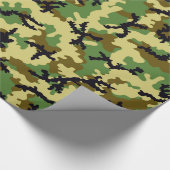 Woodland camouflage cadeaupapier (Hoek)