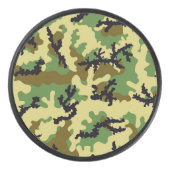 Woodland camouflage hockey puck (Voorkant)