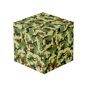 Woodland camouflage kubus