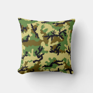 Woodland camouflage kussen