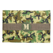 Woodland camouflage kussensloop (Achterkant)