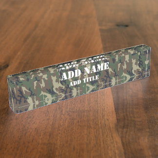 Woodland Camouflage Military Pattern Naambordje