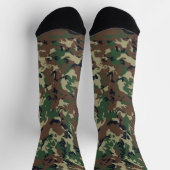 Woodland Camouflage Military Pattern Sokken (Top)