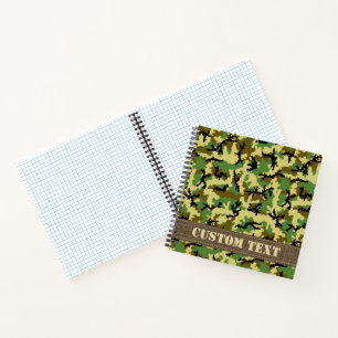 Woodland Camouflage Notitieboek