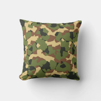 Woodland Camouflage Pattern Kussen