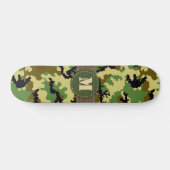 Woodland camouflage skateboard (Horizontaal)