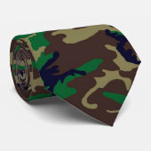 Woodland Camouflage Stropdas (Opgerold)