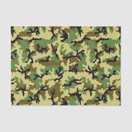 Woodland camouflage tissuepapier (Voorkant)