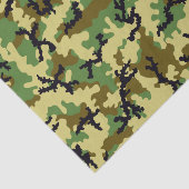 Woodland camouflage tissuepapier (Detail)