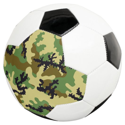Woodland camouflage voetbal (Drie kwart)