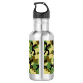 Woodland camouflage waterfles  (Achterkant)