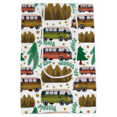 Woodland Camper Pattern Medium Cadeauzakje (Achterkant)