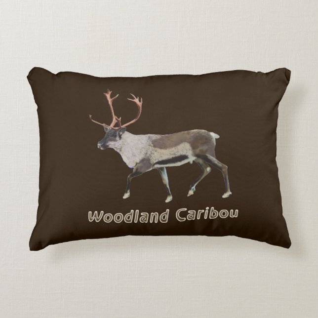 Woodland Cariou Decoratief Kussen (Voorkant)
