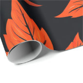 Woodland Charm: Herfstblad Collage Cadeaupapier (Rol Hoek)