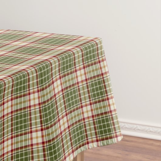 Woodland Christmas Plaid Tafelkleed (Voorbeeld)