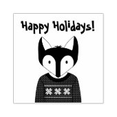 Woodland Christmas Rubber Stamp Rubberstempel (Afrduk)