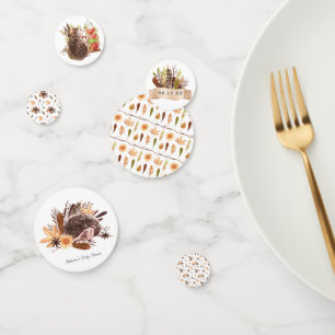Woodland Confetti Boho Egels Feest