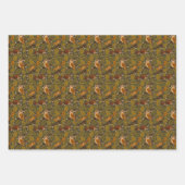 Woodland Creatures and Leaves Pattern Inpakpapier Vel (Voorkant 2)
