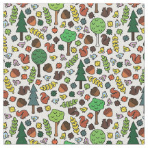 Woodland Creatures Fabric